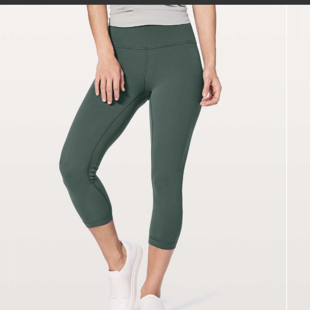 Lululemon Align Crop *21" Teal Shadow